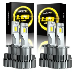 4PCS AUXITO Bulb LED Headlight D4R D4S Beam High Low Xenon White Conversion Kit - Picture 1 of 7