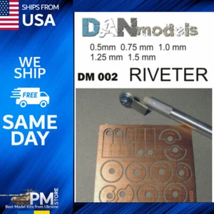 Dan Models 002 Photo Etched Reviters for Imiation Riveting 5 Discs - Picture 1 of 8