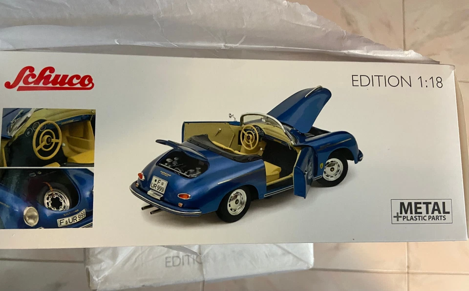 PORSCHE 356 SPEEDSTER 1/18 450031800 Schuco - Immagine 1 di 1