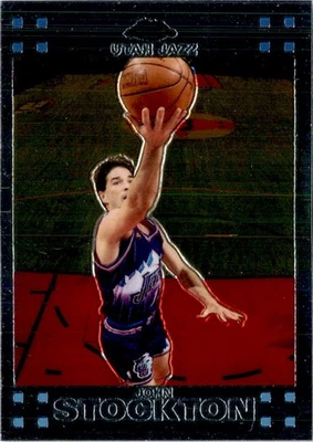 2007-08 Topps Chrome #98 John Stockton Utah Jazz - Image 1 of 2