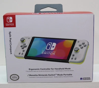 Nintendo Switch Split Pad Compact Controller Light Gray/Yellow     (111105) - Image 1 of 2