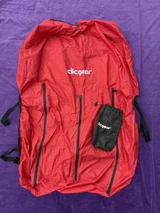 Clicgear Golf Bag Rain Cover for Push Carts - Red Waterproof Cover Rain - Picture 1 of 8
