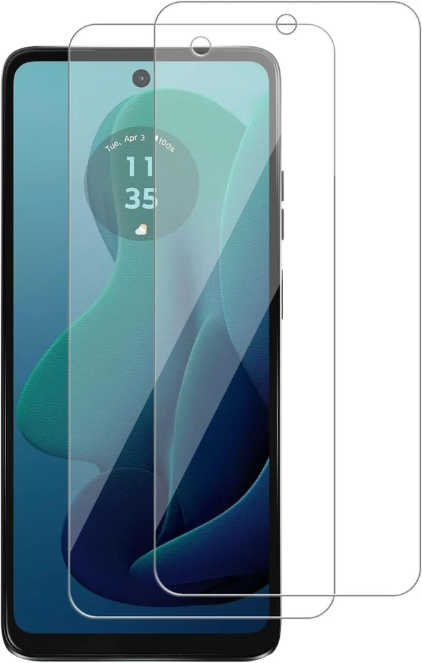 2 Pack Tempered Glass Screen Protector for Moto G Play (2025) Bubble Free - Image 1 of 1