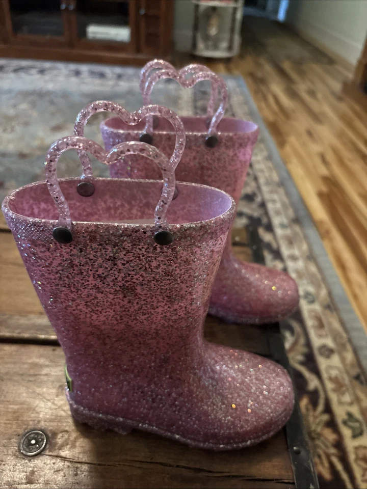 Botas de lluvia Western Chief Girls rosa brillante. Talla Niños 9 Foto 1 de 1