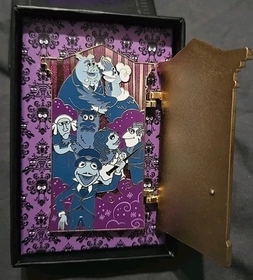 WDI Pin Muppets Haunted Mansion Door Uncle Deadly and Grooms LE 250 Ballroom  - Imagem 1 de 2