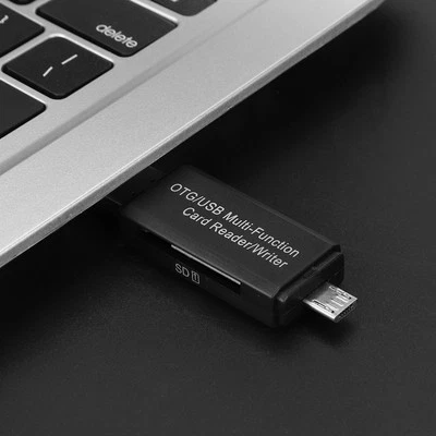 OTg USB Multifunction Card Reader Writer For SD TF PC&Smart Mobile P CB - Bild 1 von 4