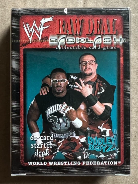 WWF WWE Raw Deal Backlash Starter Deck Dudley Boyz Brand New SEALED - Image 1 of 1