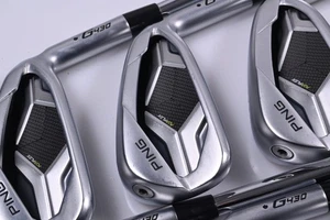 Ping G430 Irons / 6-PW+45 / Black Dot / Regular Flex Ping AWT 2.0 Shafts - Picture 1 of 7