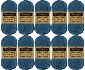 Scheepjes Cahlista 100 % natürliches Baumwollgarn hellmarine 10 Stück NEU - Bild 1 von 1