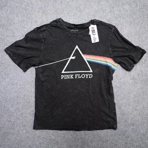Pink Floyd Shirt Boys XL 14/16 Black Dark Side Of The Moon Band Tee NWT 2022 - Picture 1 of 7