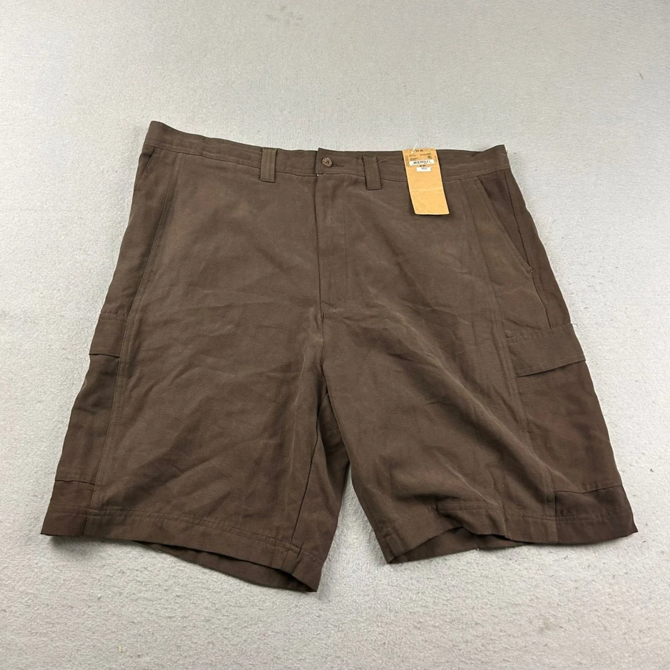 Foundry Shorts Mens 44 Brown Flat Front Cargo Pockets NWT - Image 1 of 4