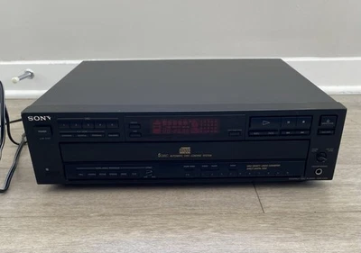 SONY CDP-C615 Home Theater Digital 5-Disc CD Compact Disc Carousel Player - Image 1 of 4