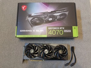 MSI NVIDIA GeForce RTX 4070 Super Gaming X Slim GPU - Afbeelding 1 van 7