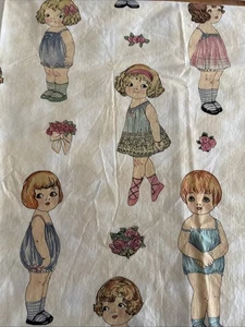 Muñecas de papel Windham tela algodón Sheryl Rae Márquez tela difícil de encontrar instrucciones - Imagen 1 de 5