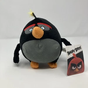 Angry Birds Movie Bomb Bird 5" Plush Rovio 2016 - Picture 1 of 4