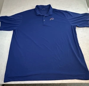 Polo Buffalo Bills Cutter & Buck CB DryTec para hombre azul 4X - Imagen 1 de 6