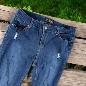 Kut from the Kloth Jeans Women 6 Dark Wash Stretch Slim Fit kp164mk5 Distressed - Picture 1 of 12