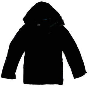 CHAQUETA SEÑORA XS-3XL 100% IMPERMEABLE A PRUEBA DE VIENTO con cremallera con capucha kagool negro liso - Imagen 1 de 1