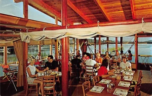 Postcard FL: Yardarm Restaurant, Homosassa Springs, Florida, 1960's - Picture 1 of 2