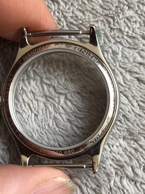 Zenith Stainless Steel Watch Case And Bracelet Parts Lot - image 1 of 4