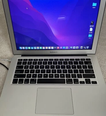 Apple MacBook Air 13.3" Intel Core i7-5650U 256GB SSD 8GB RAM OS Monterey - Image 1 of 4