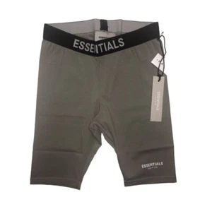 Essentials Fear of God Shorts Women’s XS Charcoal Biker NEW - Picture 1 of 11