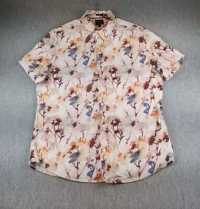Camisa Guess Calce Ajustado Para Hombre Grande Multicolor Floral Abotonada Informal Viaje - Imagen 1 de 19