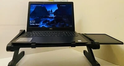 Adjustable Portable Folding Laptop Table With Two Fans & Mouse Holder - Image 1 of 4