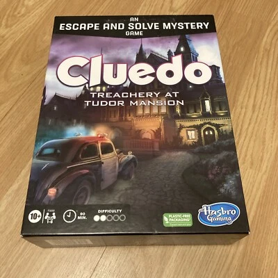 Cluedo Treachery at Tudor Mansion Escape Room Board Game. - Image 1 of 2