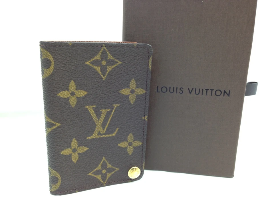 Auténtico estuche para tarjetas de plástico Louis Vuitton con monograma 7J190260g" Foto 1 de 4