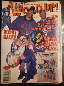 Vintage Word Up Magazine Featuring The Geto Boys April 1992