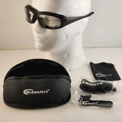 Gafas de seguridad Versio DX EE. UU. complejas correas de estuche ámbar transparente lente de humo Foto 1 de 4