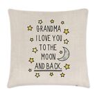 Mamie I Love You To The Moon Et Coussin Dos Housse Oreiller - Drôle Nan