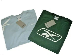 TEE SHIRT REEBOK TAILLE L 1 BLEU CIEL 1 VERT LOT 2 - Picture 1 of 1