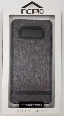 НОВЫЙ подлинный Incipio Esquire серии чехол - Samsung Galaxy Note 8 серый/черный - Изображение 1 из 3