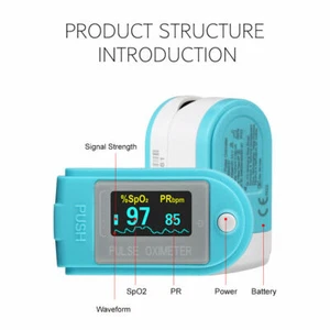 Venta caliente CONTEC LED Oxímetro de pulso de dedo Oxígeno en sangre SPO2 PR Monitor bluetooth - Imagen 1 de 12