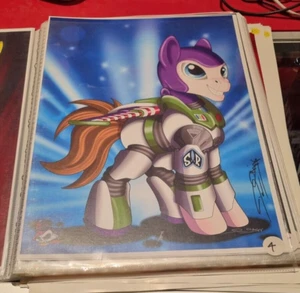 My LIttle Pony Custom Art Print Buzz Lightyear - 3A size - Signed - Bild 1 von 1