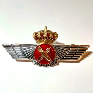 SPANISH AIR FORCE BADGE WEAPONS SPECIALIST INSIGNIA "ROKISKI" 9 cm, 2000's E-082 - Picture 1 of 3