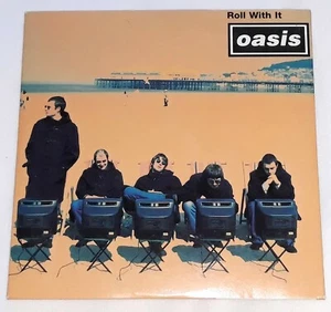 OASIS - CD SINGLE - ROLL WITH IT - AUSSIE 4 TRACK CARD SLEEVE - Picture 1 of 2