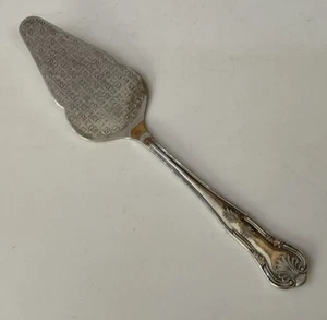 Vintage Silver Plate Patterned 20cm Kings Royale Cake Pastry Slice Pie Server - Picture 1 of 13
