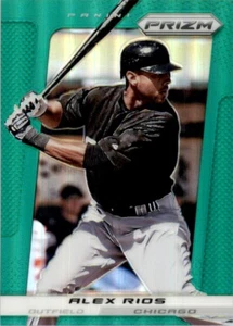 2013 Panini Prizm Green Alex Rios Chicago White Sox #175 Holo Parallel - Picture 1 of 2