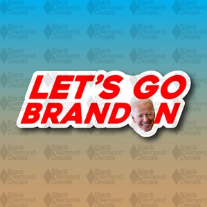 Let's Go Brandon F Joe Biden MAGA Trump USA America 6" Vinyl Decal Sticker JDM - Picture 1 of 1