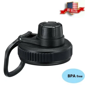 Replacement Twist Lid For Hydro Flask Wide Mouth Water Bottle With Handle Black  - Picture 1 of 7