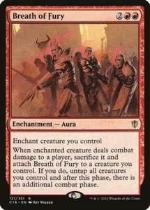 1x - Breath of Fury - #121 - Commander 2016 - NM MTG - Picture 1 of 1