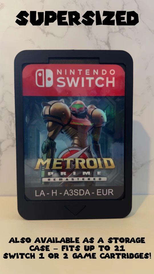 Supersized - Metroid Prime Remastered – Gamer Room 3D printed - Display Item