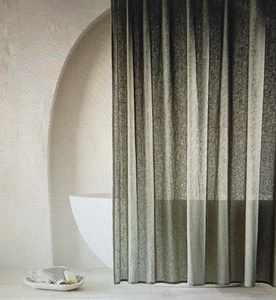 Cortina de Ducha Casaluna Coastal Lino Gris - 72"x72" - Nueva con etiquetas - Imagen 1 de 4