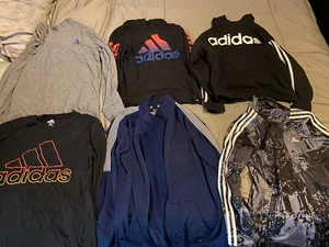 Adidas AND Nike boys clothing entire lot size 14-16 shirts, pants, and jackets - Picture 1 of 3