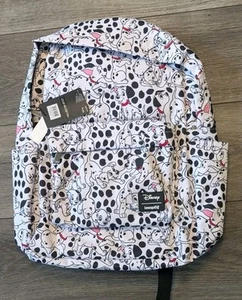 NWT Disney Loungefly 101 Dalmatians Canvas Backpack All Over Print - Picture 1 of 7