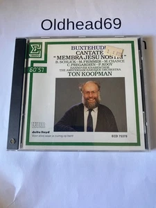 TON KOOPMAN - BUXTEHUDE CANTATE "MEMBRA JESU NOSTRI" (ERATO CD) Near Mint - Bild 1 von 2