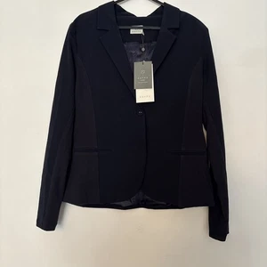 Kaffe Blazer Size 40 (14) Navy Blue With Tags - Picture 1 of 12